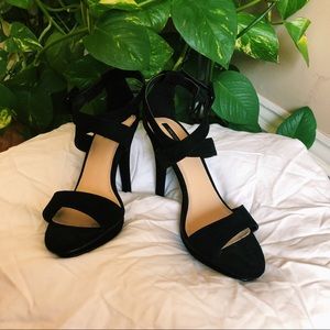 Forever 21 Black Suede Heels